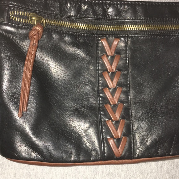 Vintage Brown and black bag crossbody bag!! - Picture 2 of 7